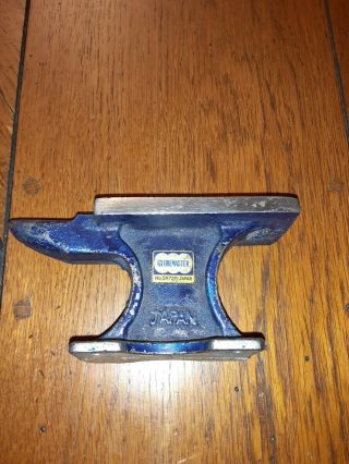 Vintage Globemaster No.  59720 Cast Iron Jewelers Blacksmith Mini Anvil