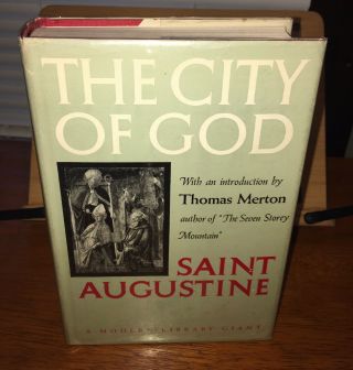 The City Of God By Saint Augustine Modern Library Giant 1950 Hcdj Rare