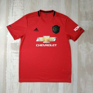Manchester United Home Football Shirt 2019 - 2020 Adidas Size L Soccer Jersey