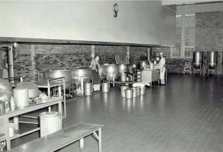 1939 Vintage Photo View Of The Kitchen At Eastern State Hospital At Medical Lake