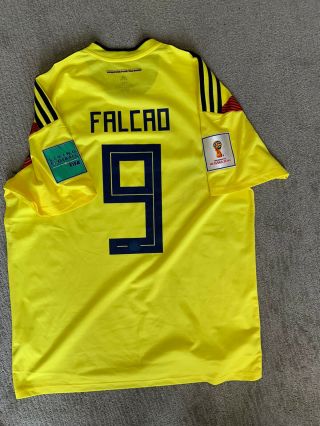 Colombia 2018 World Cup Soccer Home Adidas Men’s Jersey 3xl Falcao 9