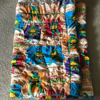Teenage Mutant Ninja Turtles Comforter Blanket 60x83 Inch Vintage 1988 Sz Twin