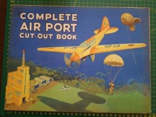 Vintage The Complete Air Port Cut - Out Book Dean,