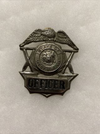 Vintage Obsolete State Of West Virgina Police Officers Badge