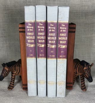 The History Of The First World War - Complete Set Of Four Volumes - 1965