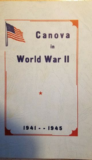 Canova (south Dakota) In World War Ii