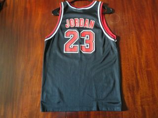 VTG NBA Champion Jersey Michael Jordan Chicago Bulls Black Youth XL 3