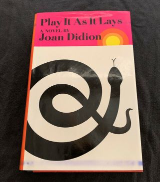 Play It As It Lays By Joan Didion Rare Farrar Straus 1st Printing 1970 Hc Dj