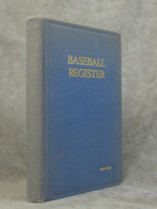 J G Taylor Spink,  Sports Baseball / Baseball Register 1943