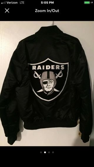 Vintage,  Authentic Oakland Raiders Starter Jacket