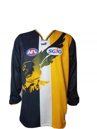 Vintage Afl West Coast Eagles Australian Football League Puma Jersey Team Gear
