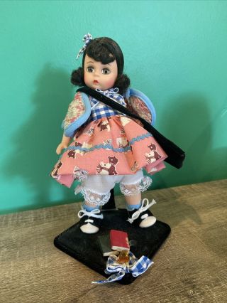 Nib Vintage Madame Alexander " Wendy Loves Her First Day Of School " Doll 120806