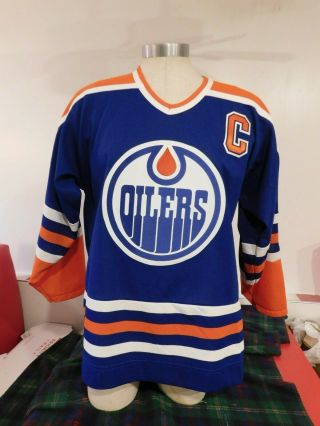 Ccm Vintage Edmonton Oilers 99 Wayne Gretzky Hockey Jersey Size Adult Medium