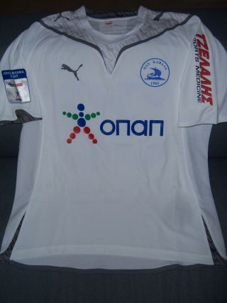 Greece Greek Match Worn / Issued Shirt Jersey Kavala