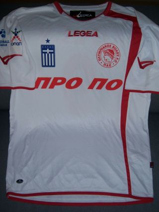 Greece Greek Match Worn / Issued Shirt Jersey Olympiakos Volou Volos