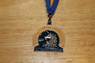 2007 Boston Marathon Finisher Medal 111th BAA Running 2