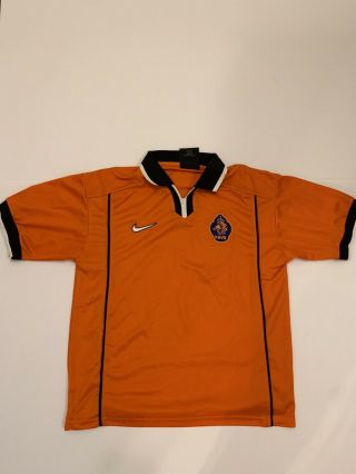 Vintage 1996 - 1998 Nike Premier Knvb Netherlands Soccer Jersey