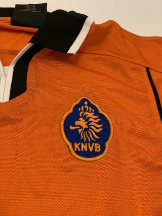 Vintage 1996 - 1998 Nike Premier KNVB Netherlands Soccer Jersey 2