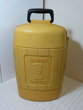 Vintage Gold Coleman Lantern Carry - Case 3 - 79