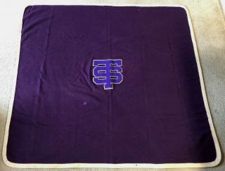 Vtg Jostens Trophy Jackets St.  Thomas Tommies Wool Throw Blanket - Made In Usa
