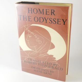 Homer The Odyssey By: Robert Fitzgerald.  1961,  Drawings By: Hans Erni,  Hc,  Dj