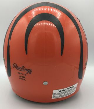 Vintage Rawlings Cincinnati Bengals NFL 2 Bar Football Helmet Youth Large HNFL - N 3