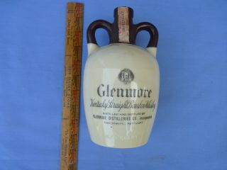 Vintage Empty 1949 Glenmore Kentucky Whisky Bottle With Stamps & Cork