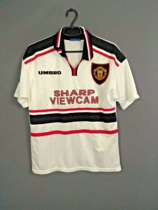 Manchester United Jersey 1997 1999 Away S Shirt Mens Football Soccer Umbro Ig93