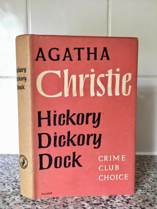 1955 Hickory Dickory Dock By Agatha Christie - First Edition - Dust Jacket