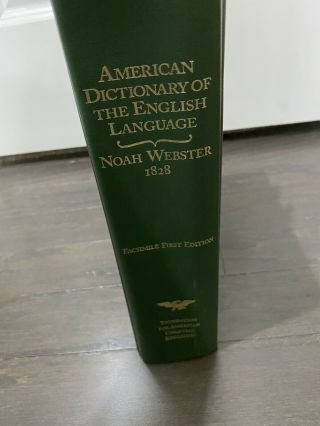 1828 American Dictionary Of The English Language Noah Webster First Edition 2