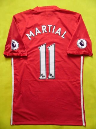 Martial Manchester United Jersey 2016 2017 Player Issue M Shirt Adizero Ig93