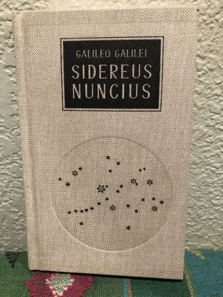 Galileo Galilei / Sidereus Nuncius Limited 1st Edition 2019