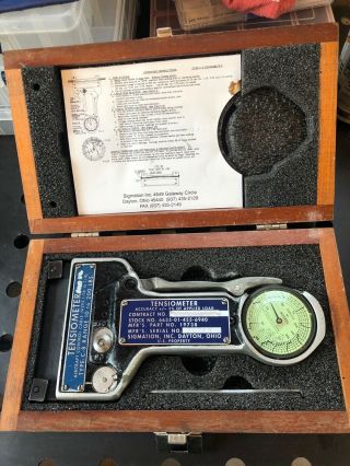 Vintage Sigmation Type C8 Tension Meter