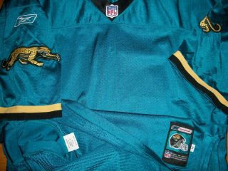 2001 Jacksonville Jaguars Team Issued Blank Auth Game Jersey Sz 48 Reebok Usa