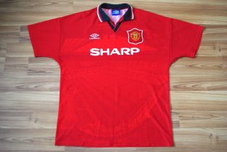 Manchester United 1994 - 1995 Home Football Soccer Shirt Jersey Vintage Xl Umbro