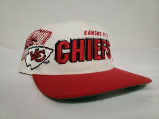 Vintage 1990s Kansas City Chiefs Sports Specialties Nfl Football Snapback Hat Kc