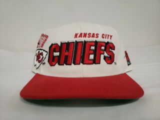 Vintage 1990s Kansas City Chiefs Sports Specialties NFL Football Snapback Hat KC 2