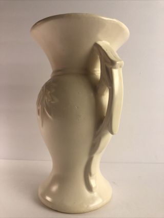Vintage Vase Matt Cream McCoy Art Deco Pottery American Arts & Crafts 2