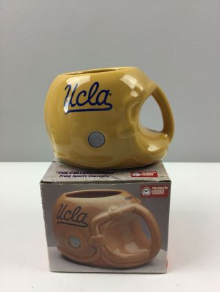 Ucla Bruins Football Team Helmet Ceramic Coffee Mug With Box Vintage