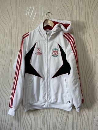 Liverpool 2007 2008 Football Soccer Champions League Track Top Jacket Adidas 689