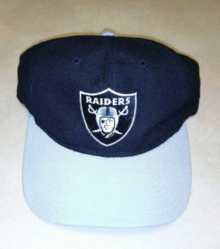 Vintage Starter La Oakland Raiders Shield Snapback Wool Hat Cap Read Details