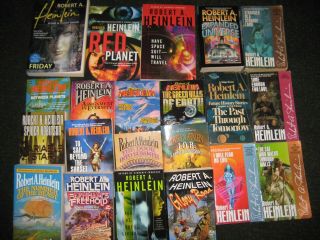 Robert Heinlein Set Of 21 Soft Covered Science Fiction