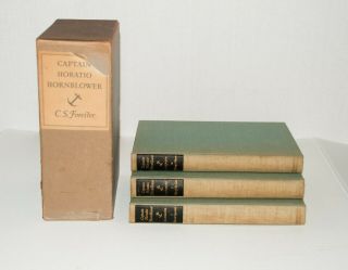 1939 Boxed 3 Vol Set Captain Horatio Hornblower C S Forester N C Wyeth 1st Us Ed