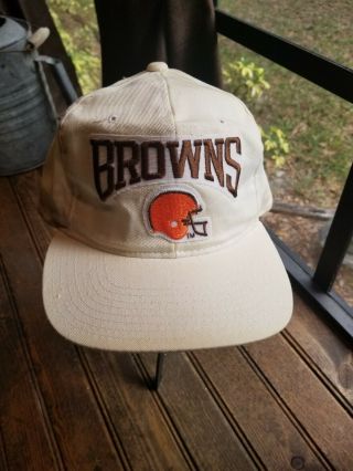 Vintage Cleveland Browns Era Snapback Hat Cap Needs Tlc Cleaning
