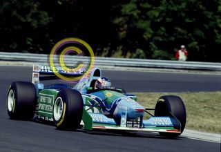 35mm Slide F1 Michael Schumacher - Benetton B194 1994 Hungary Formula 1