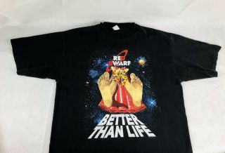 Vtg Rare 1994 Red Dwarf Better Then Life T Shirt Size Large