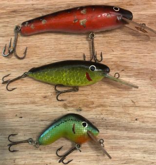 Vintage Unknown Tennessee Handmade Fishing Lures Unique