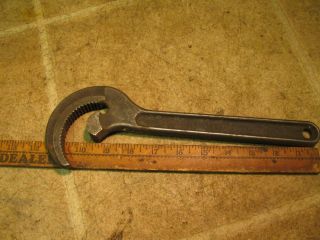 Vintage Steel City Electric Co Red Head Pipe Wrench Unusual Tool