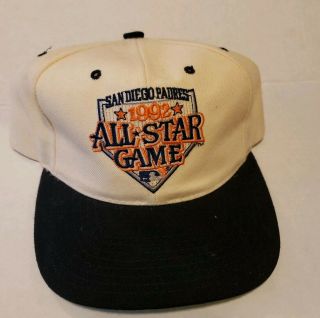 San Diego Padres 1992 All Star Game Baseball Cap Snapback Hat Men Osfa Vintage