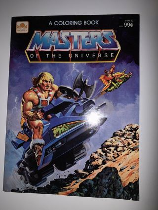 Masters Of The Universe Coloring Book He - Man Vintage